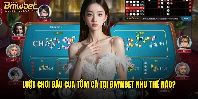 Luật chơi bầu cua tôm cá tại Bmwbet như thế nào?
